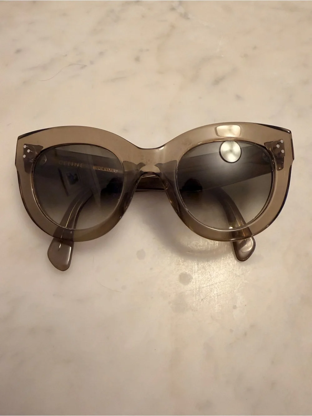 Rare Phoebe Philo Celine Catt Sunglasses Translucent Brown CL41050/S